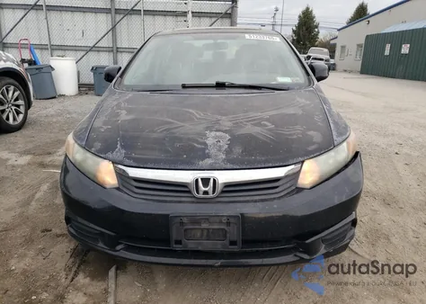 2012 Honda Civic Ex z USA, uszkodzony, nr VIN 2HGFB2F87CH595654